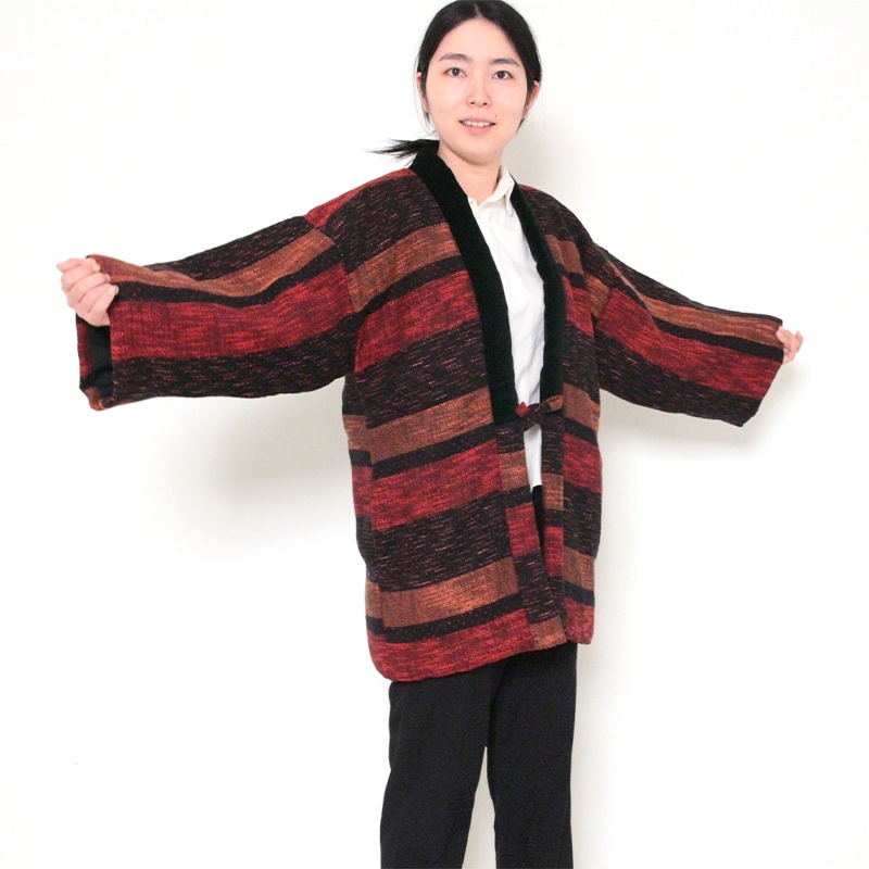 hinataはんてんモデル写真