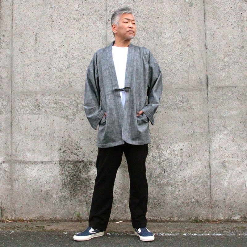 haori soramame ワイドサイズ モデル着用画像