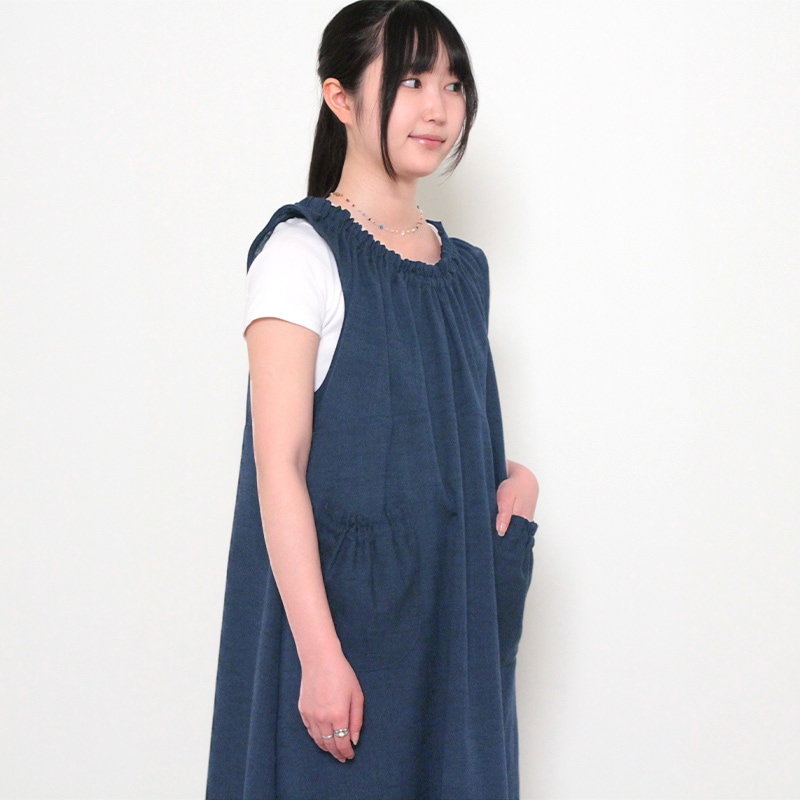 和ワンピース 紺