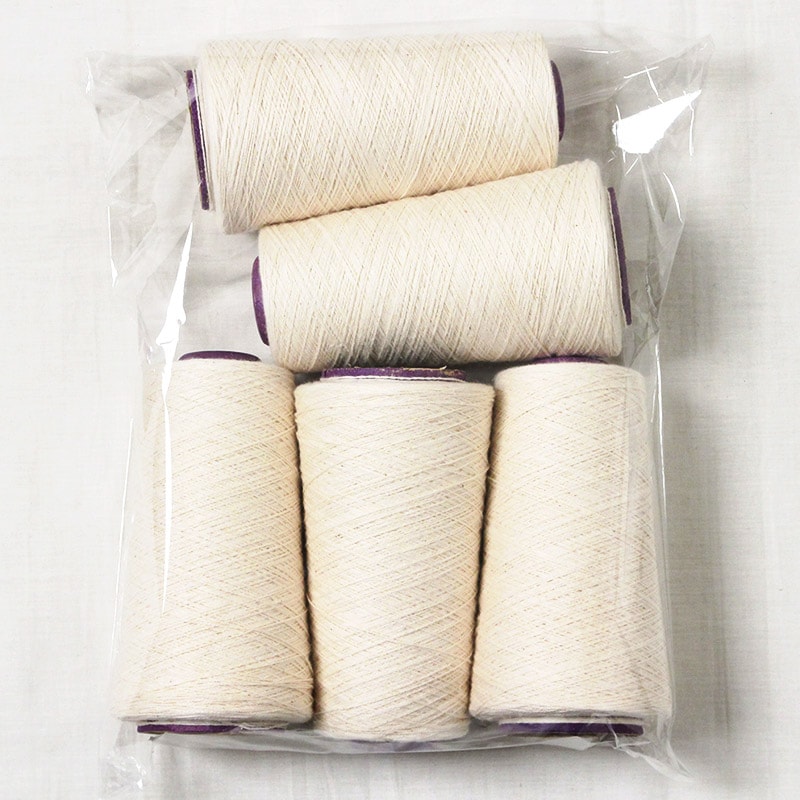 和木綿の糸生成5本セットの写真