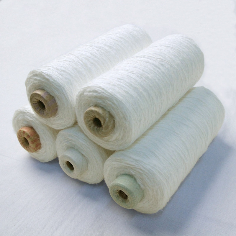 織り糸 [和木綿 スラブ糸] 単色5本セット 約600g入り 全4色