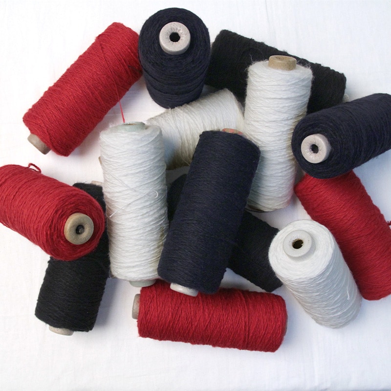 和木綿の糸アップの写真