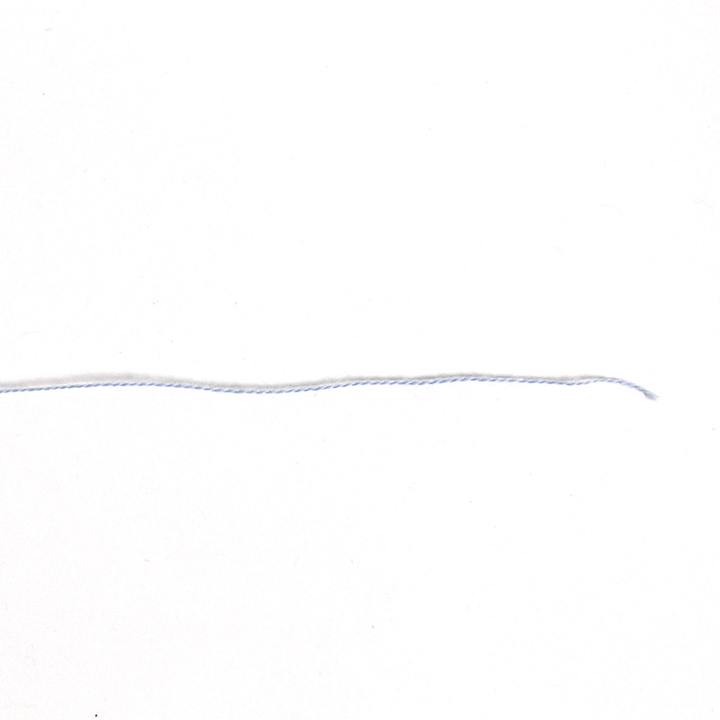 和木綿の糸「水色（ライトブルー）」の写真