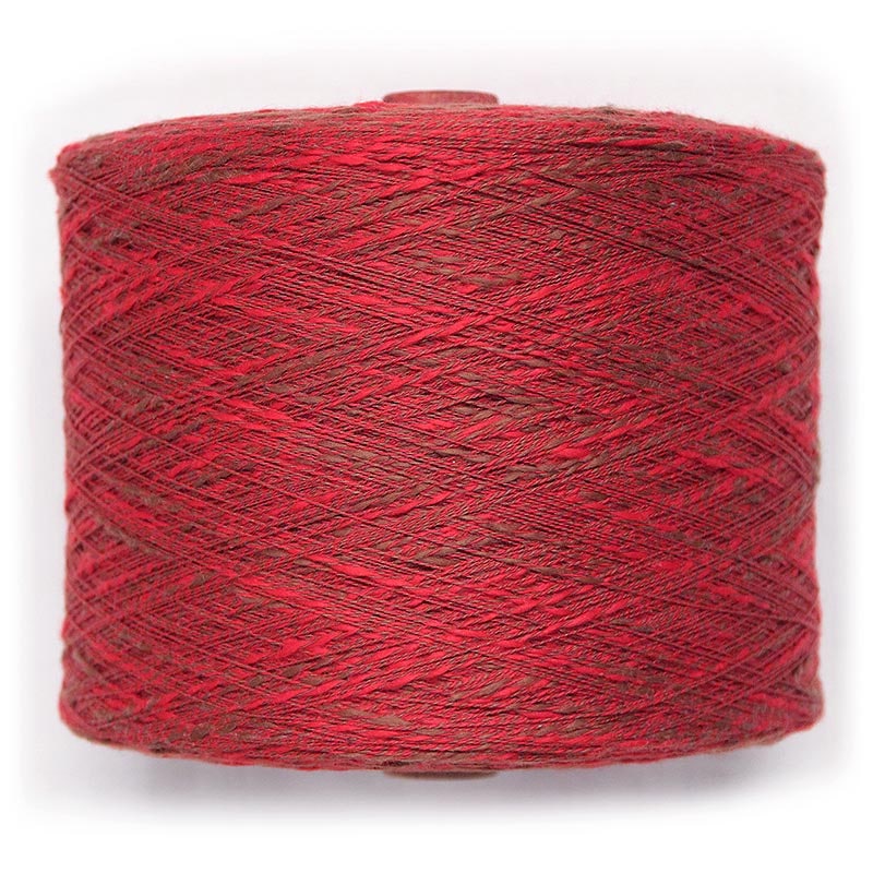 和木綿の赤茶糸