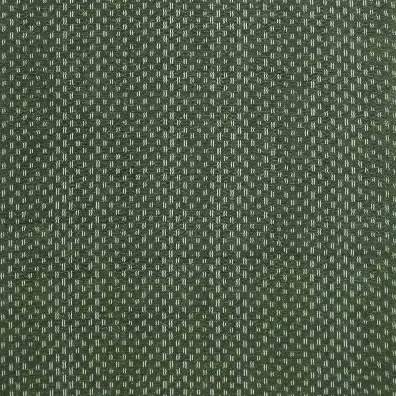 久留米絣　反物 久留米絣反物 [あられ柄 緑] 1メートル単位 切り売り【SG0043】