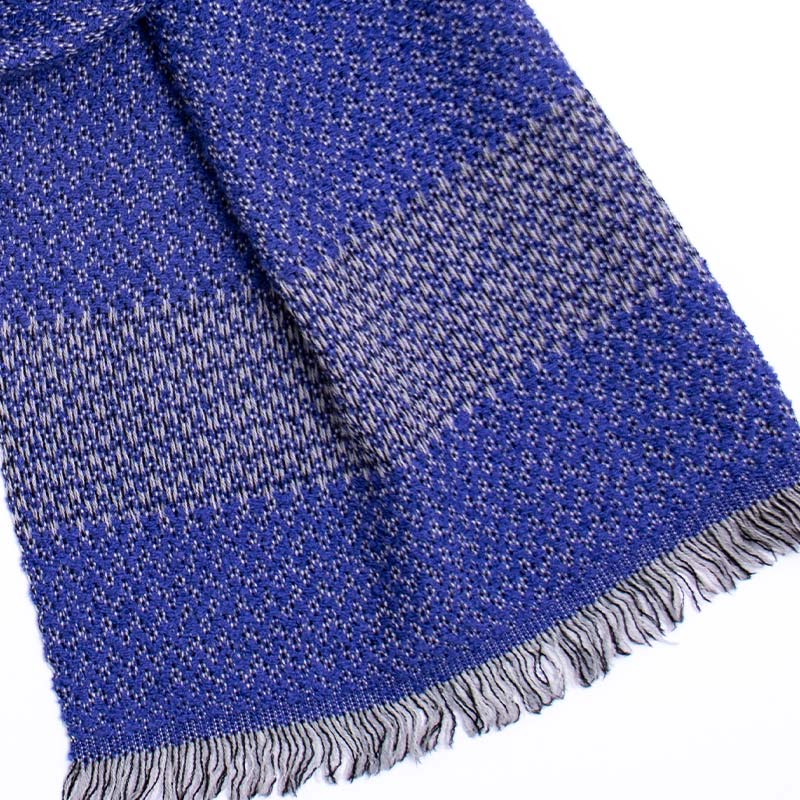 工房織座 [LOOP WOOL COTTON MUFFLER herringbone ウールコットン