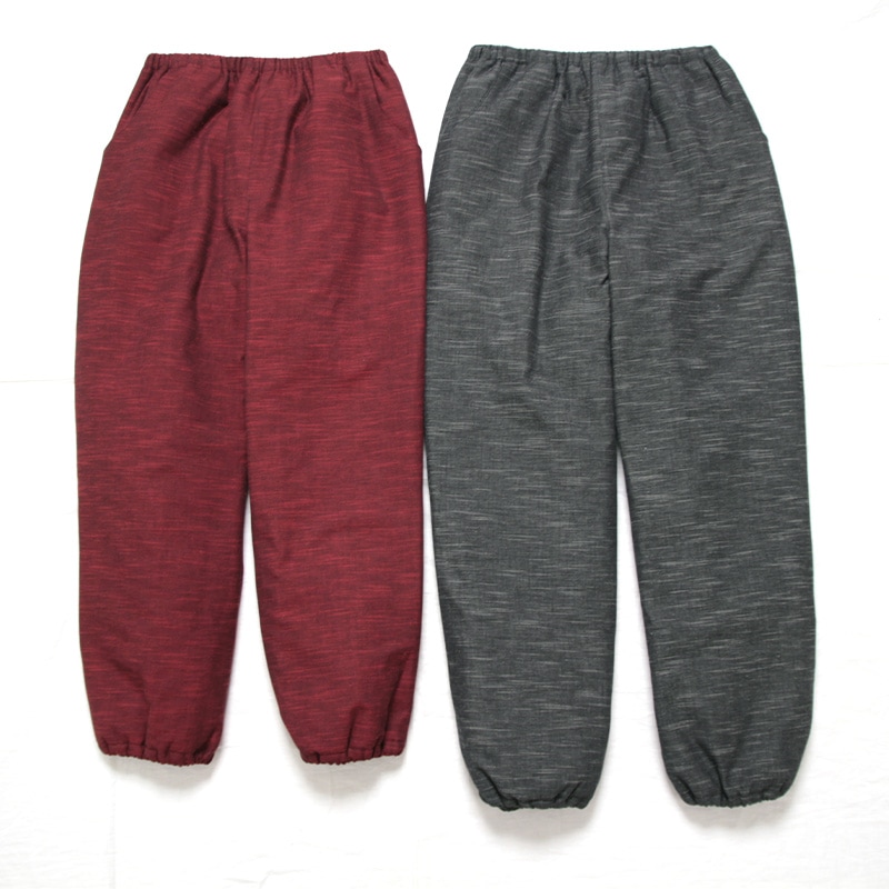 キルトパンツ 平置き写真