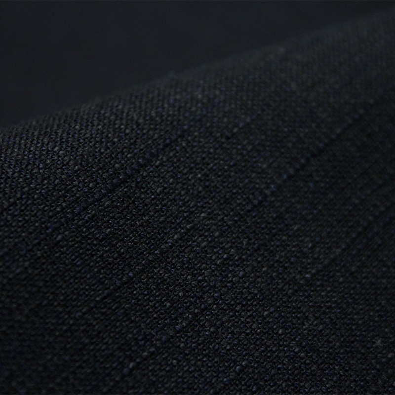 パンツ [彩藍 野風クロップドパンツ] 黒 綿100％