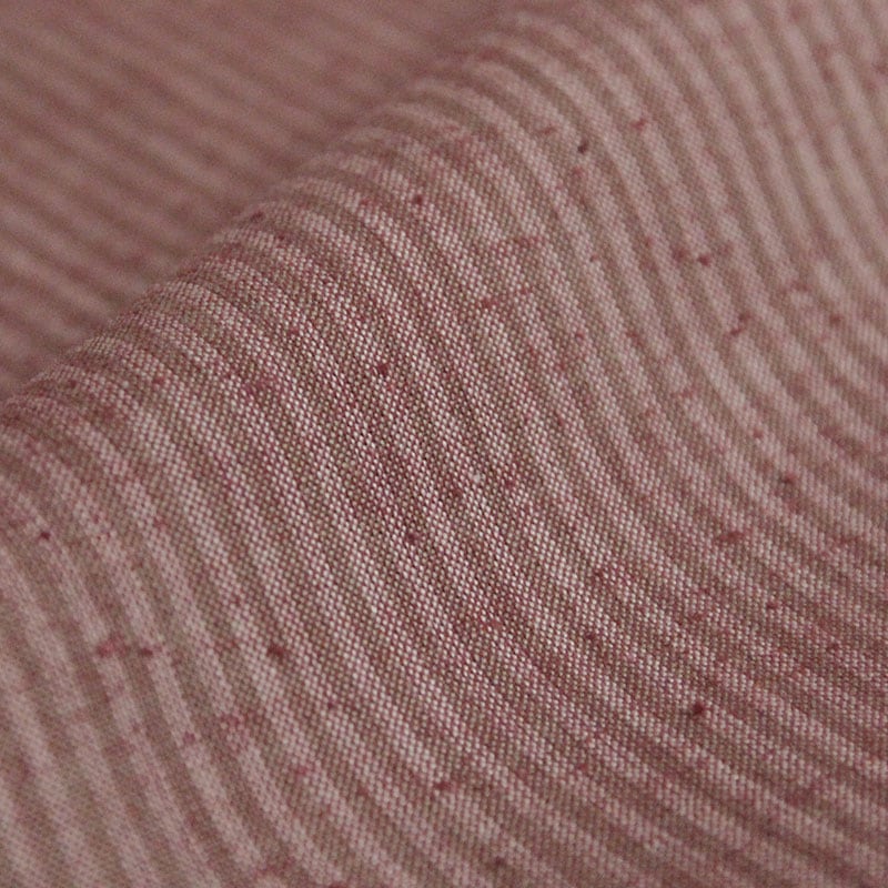 和木綿「小縞」生地 赤