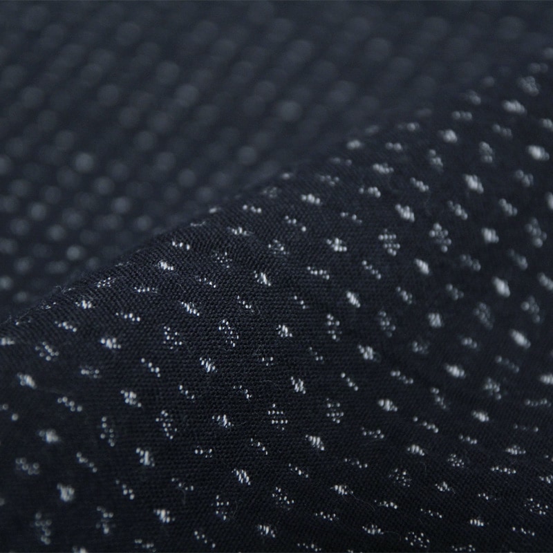 和木綿「薄小絣調」生地 黒