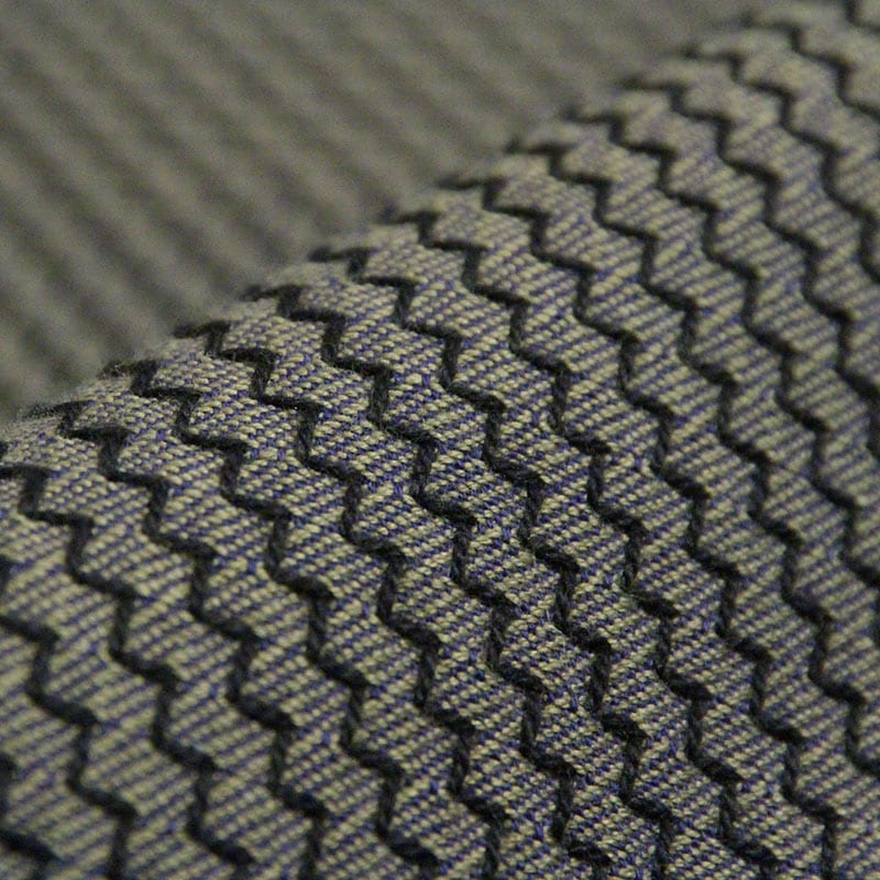 和木綿「刺子花織 モスグリーン」生地