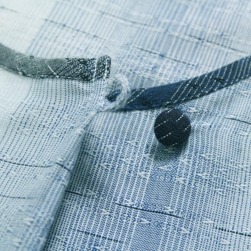 雪加プルオーバーチュニック　ボタンアップ