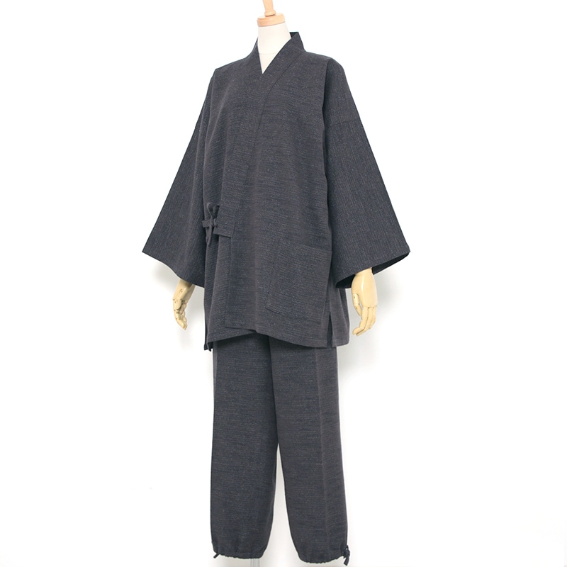 作務衣「熱砂 グレー」