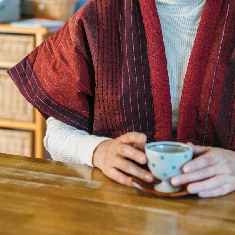 和木綿「冬椿」生地