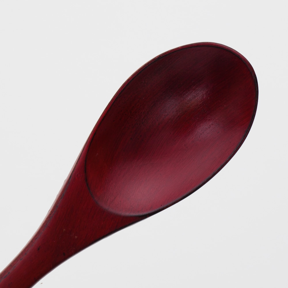 天然木製 21cm カレースプーン 布着せ 根来 | カトラリー,スプーン