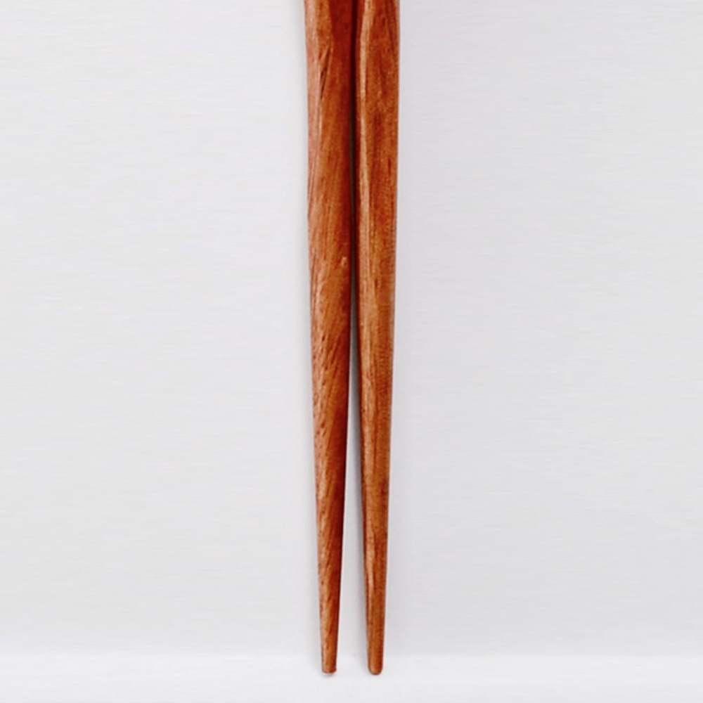 天然木製 箸 鉄刀木 漆塗り 23cm（日本国内加工品） お箸 おはし | 箸