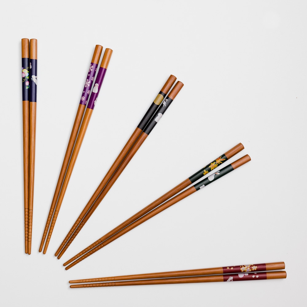 天然竹製 箸 5膳セット 四季うさぎ ギフトBOX入り お箸 おはし | 箸