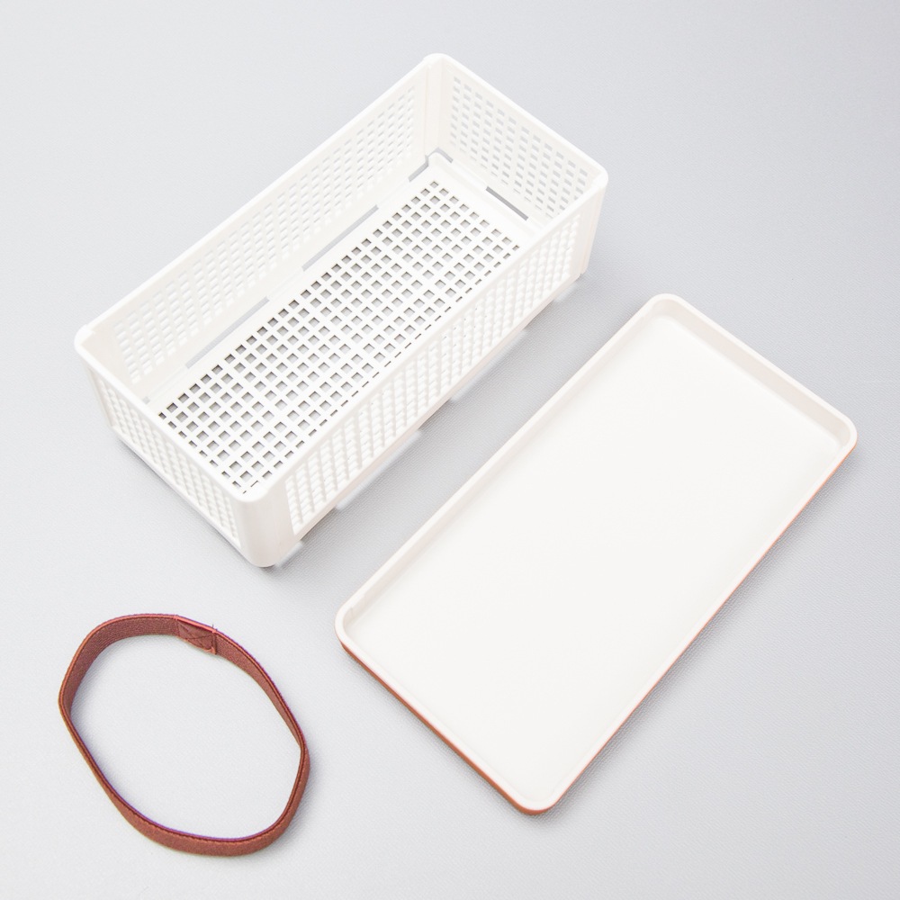 折りたたみ サンドイッチケース M 木目 ライト お弁当箱 | 弁当箱