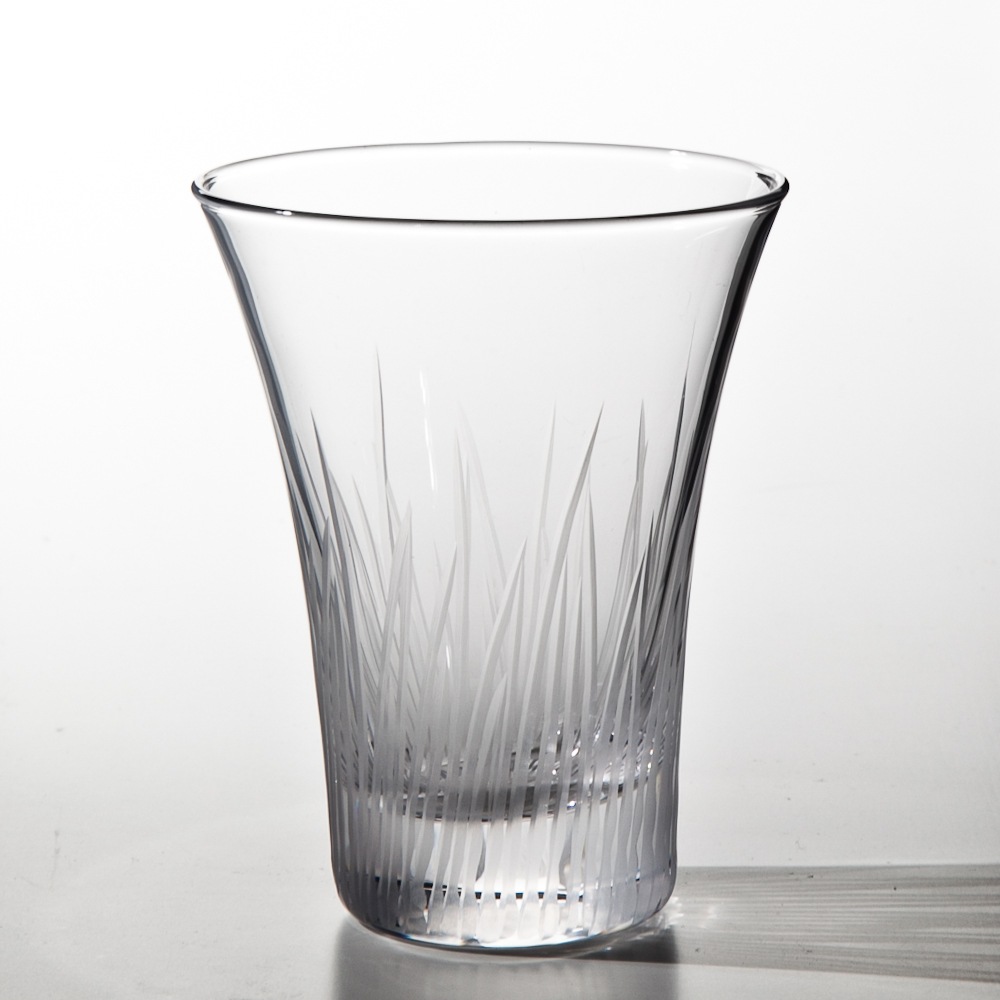 切子盃 クリア 切子グラス ぐい呑み 日本酒 冷酒 お酒 ガラス 松葉 食洗機対応 カップ 茶器 酒器 カップ みよし漆器本舗
