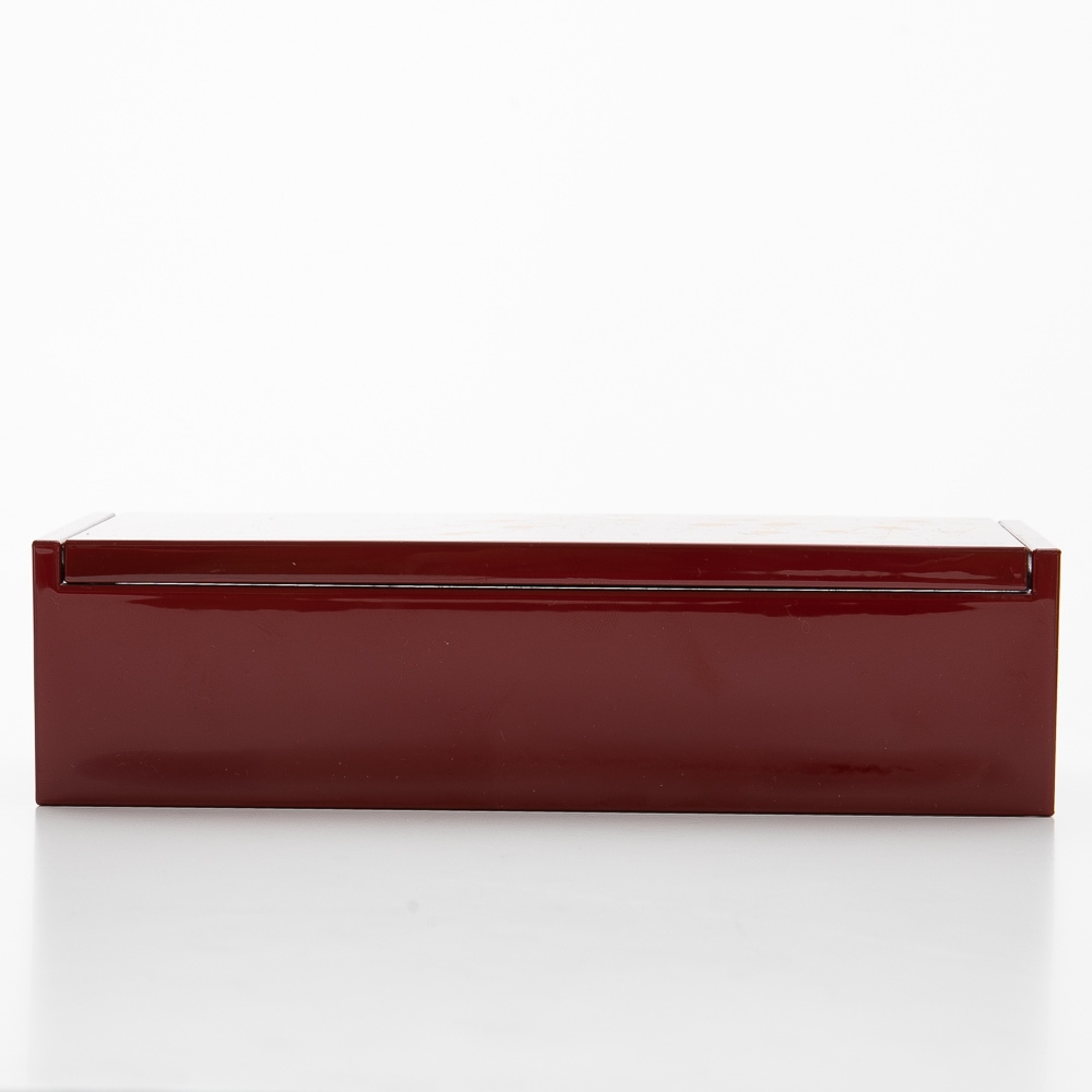 会津塗り 長角ジュエリーボックス 朱 さくら | 和雑貨 | 曲げわっぱと