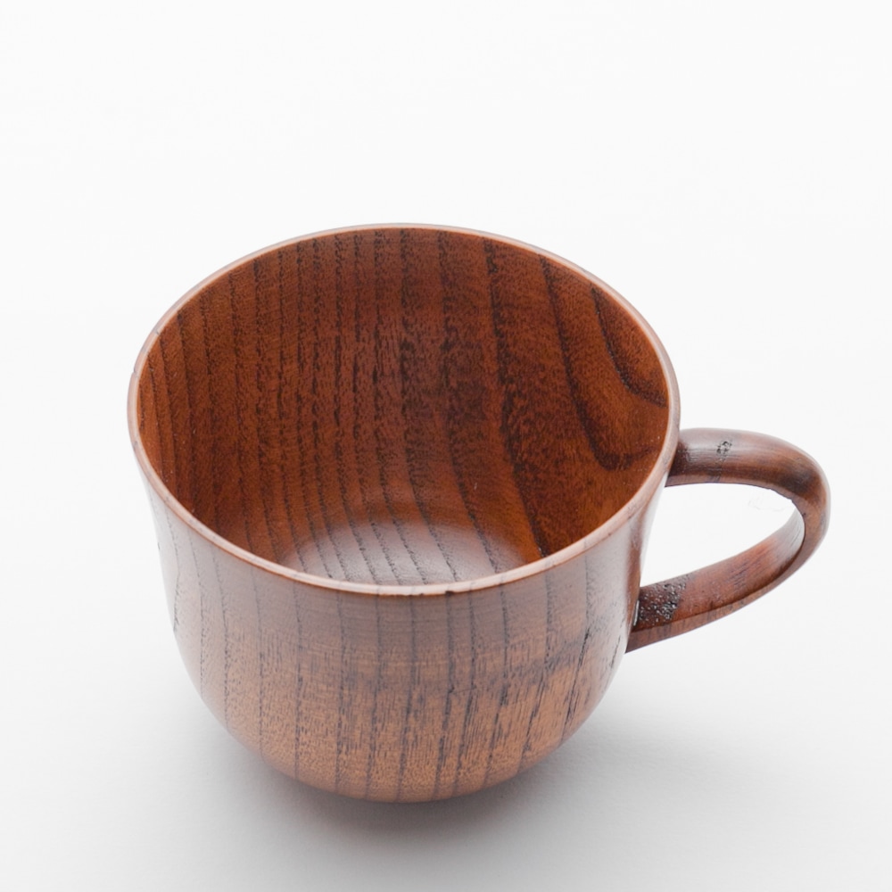 天然木製 かぐやコーヒーカップ 木目 漆塗り | カップ・茶器・酒器