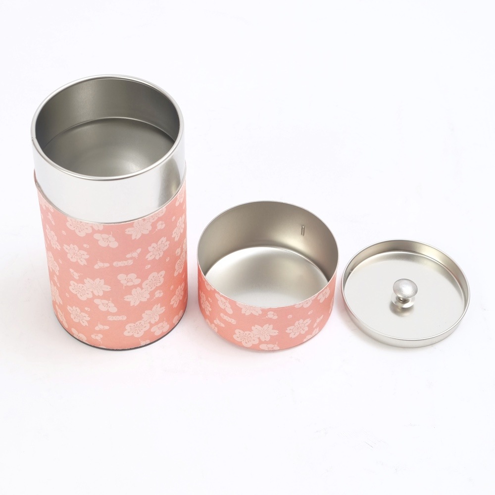 茶筒 日本製 ぽッ・かん（L） 桜梅文 保存容器 ぽっかん ポッカン