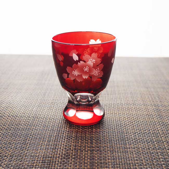 日本酒 グラス ペア 冷酒グラス セット 80ml ペアセット 切子グラス 