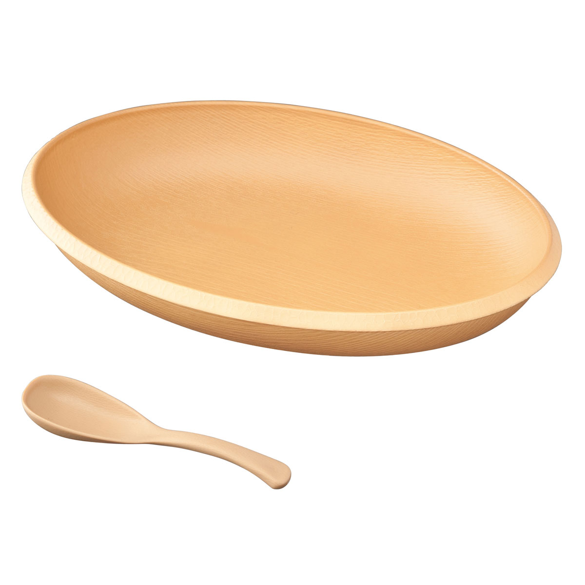 クリーム色オーバル皿 レース状の縁取り クリーム色オーバル皿 レース状の縁取り オーバル皿Mクリーム / うつわ