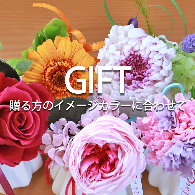 プリザーブドフラワー クリアケース入り マノン 一輪花 母の日 ギフト