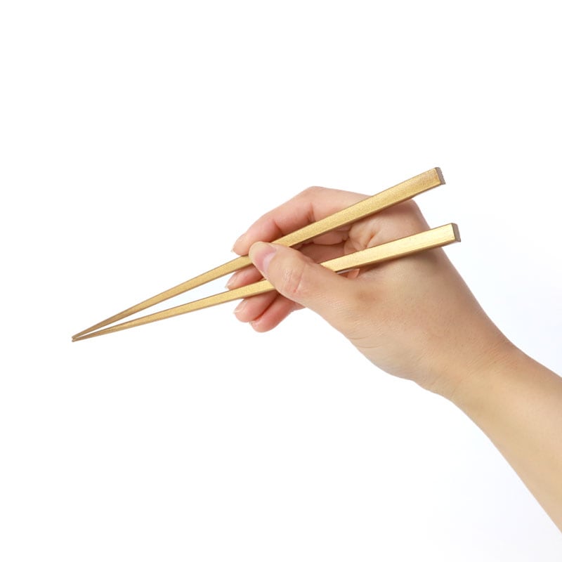 お箸 日本製 23cm 箸 天然木製 四角箸 おしゃれ 滑らない 銀閣 金閣 匠