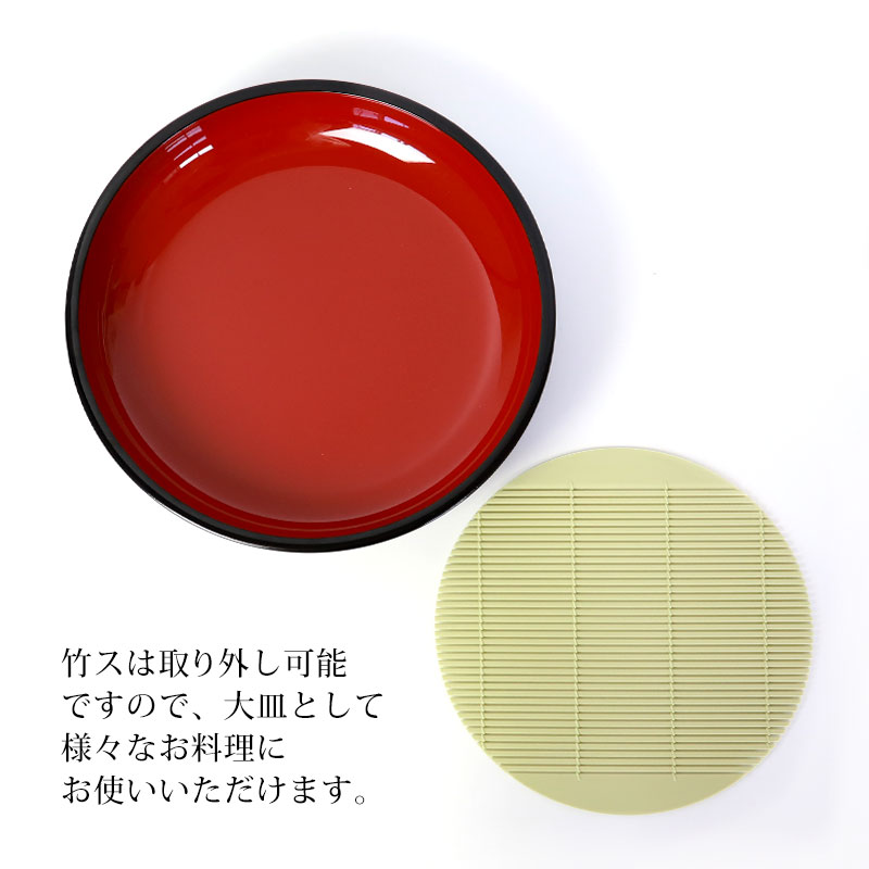 新品未使用品　高級山中塗 御盛鉢　深皿 専用箱付き 丼鉢 うな重丼 うな重箱 山中塗り うな重丼 丸 黒内朱(蓋付丼鉢) 蓋