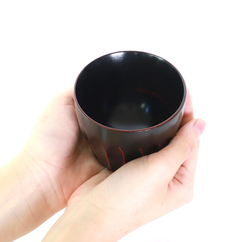天然木製 そば猪口 小鉢 根来 曙 蕎麦猪口 酒器 小皿 容器 和風