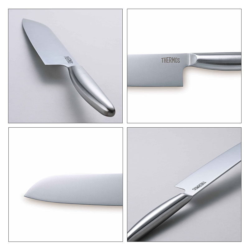 THERMOS サーモス 包丁 グランエッジ 三徳包丁 165mm オールステンレス