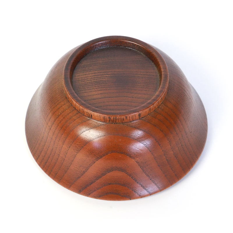 木製 多用鉢 渕太 14.5cm 漆塗り お椀 汁椀 多用椀 木目