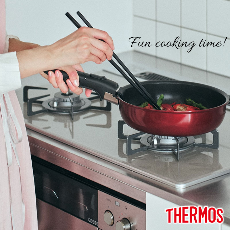 THERMOS サーモス フライパンセット 取っ手のとれるフライパン セット