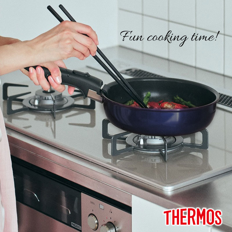 THERMOS サーモス フライパンセット 取っ手のとれるフライパン セット