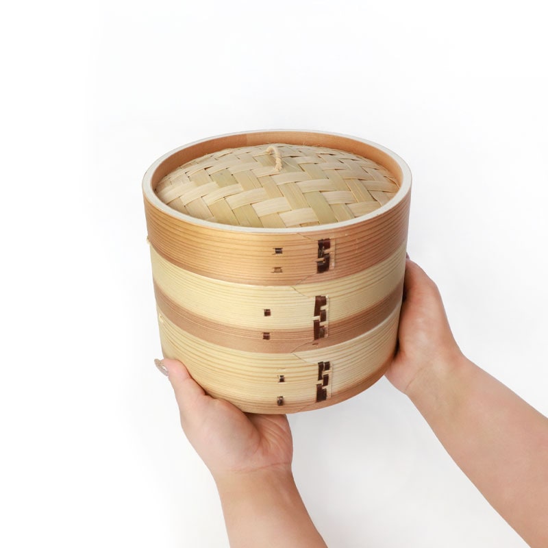 杉製 せいろ 蒸し器 セット ふた 本体 2段 21cm SNSで話題 蒸篭 セイロ せいろセット 初心者 蒸篭セット セイロセット 中華 ...