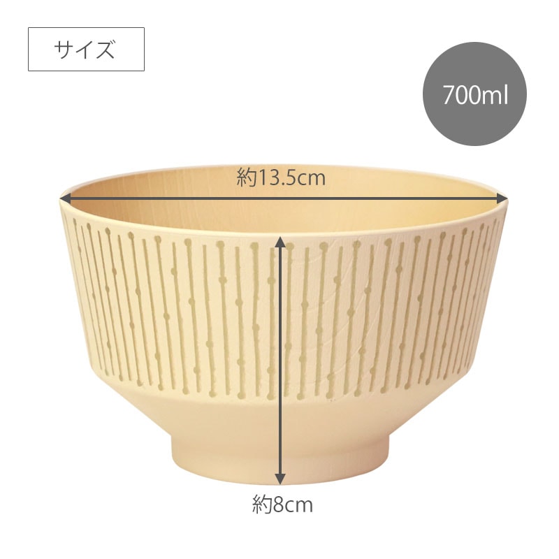 丼 どんぶり 700ml 食洗機対応 電子レンジ対応 nukka 日本製 山中漆器