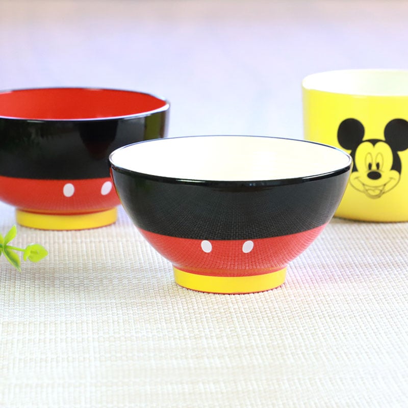 Disney 抗菌 飯椀 ミッキー ミニー 200ml お椀 食洗機対応 電子レンジ