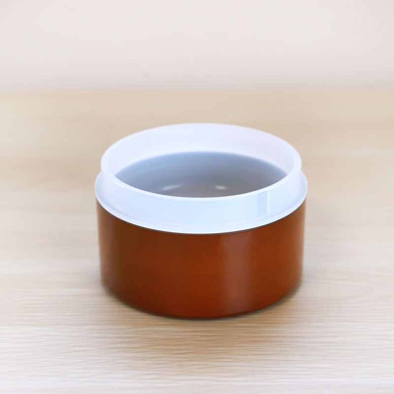 茶筒 紀州塗り 木目（小） 紀州漆器 茶色 ブラウン 保存容器 茶葉保存