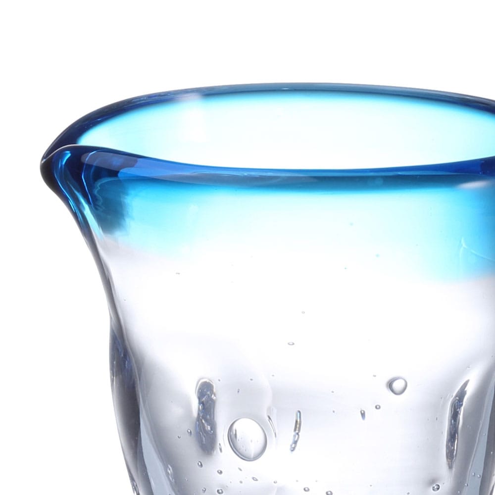 片口 ガラス おしゃれ 徳利 日本酒 冷酒 250ml 酒器 つゆ入れ 気泡入り