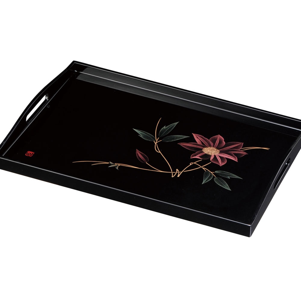 ♥未使用　若狭塗　お盆　φ３３５ｍｍ 若狭塗 お盆 φ335mm