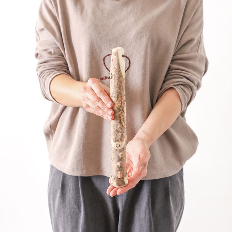天然木製 すりこぎ棒 単品 山椒 30cm すりこぎ すり棒 太い 大きめ
