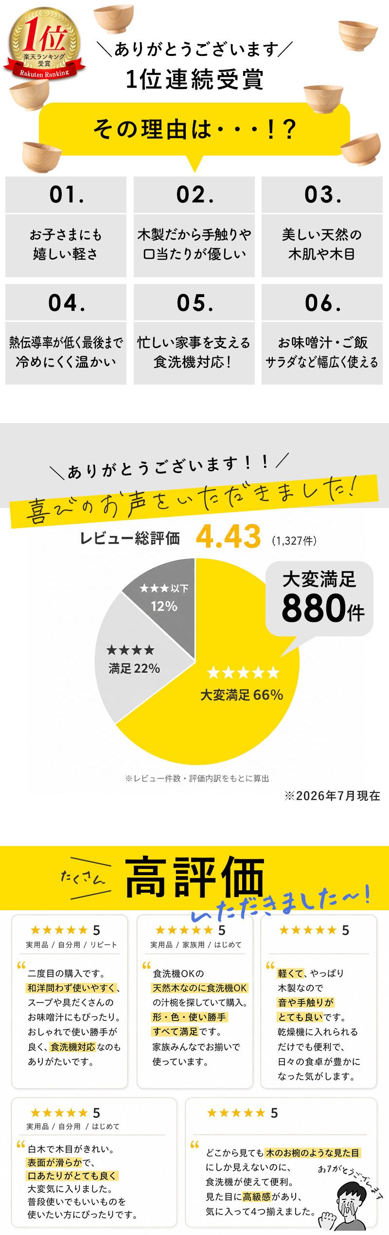 汁椀 木製 食洗機対応 選べる6種 お椀 味噌汁椀 木のお椀 天然木 汁