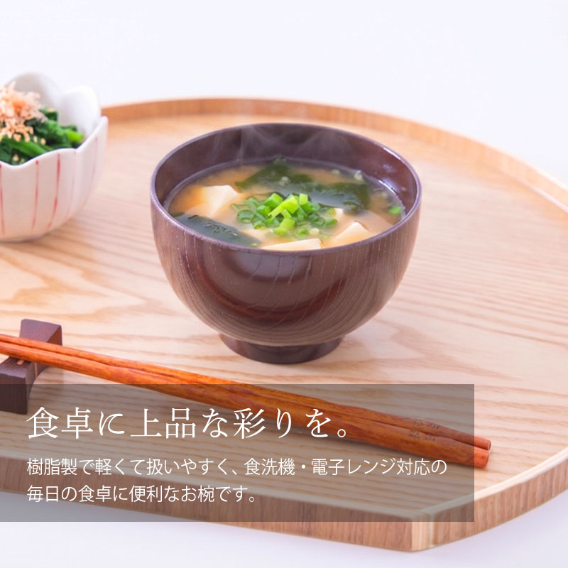 汁椀 食洗機対応 電子レンジ対応 日本 おしゃれ 日本製 お椀 潤 300ml