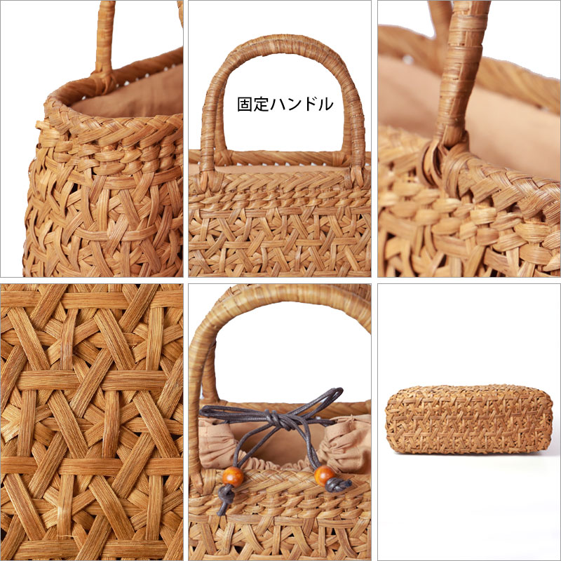 山葡萄 かごバッグ 1年保証付き 内布付き 山ぶどう やまぶどう 蔓 天然