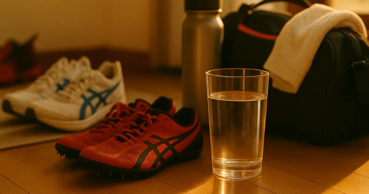 練習後に帰宅した中高生のイメージ