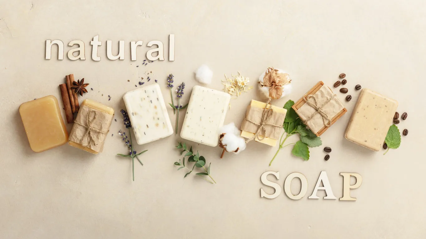 肌にやさしい石鹸のイメージ