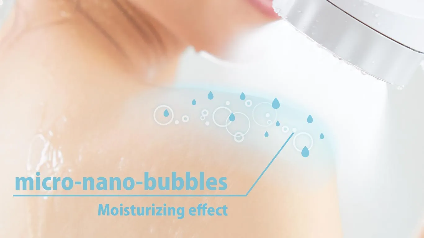 ナノバブルの保湿イメージ