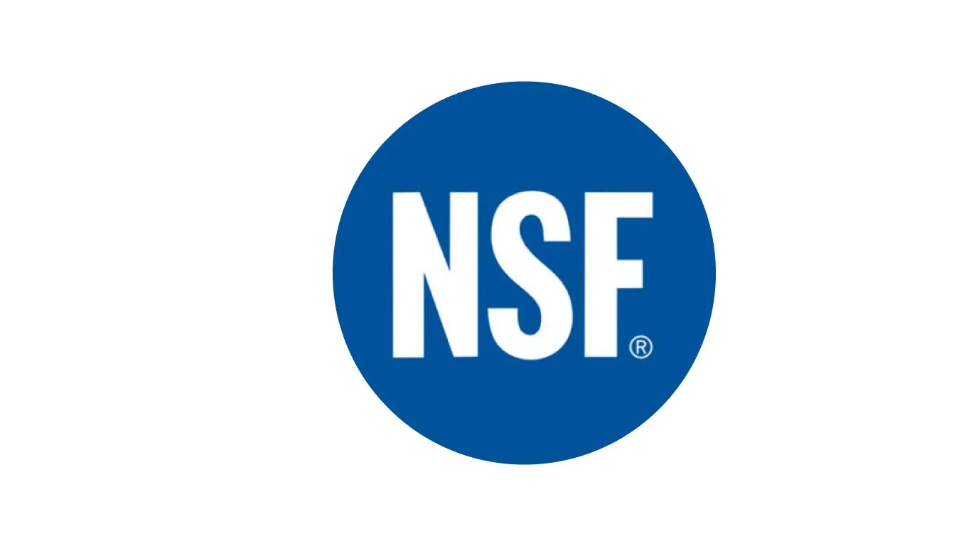NSF認証を取得していることによる安心感